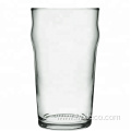 custom logo cheap clear Nonic Beer Glass cup